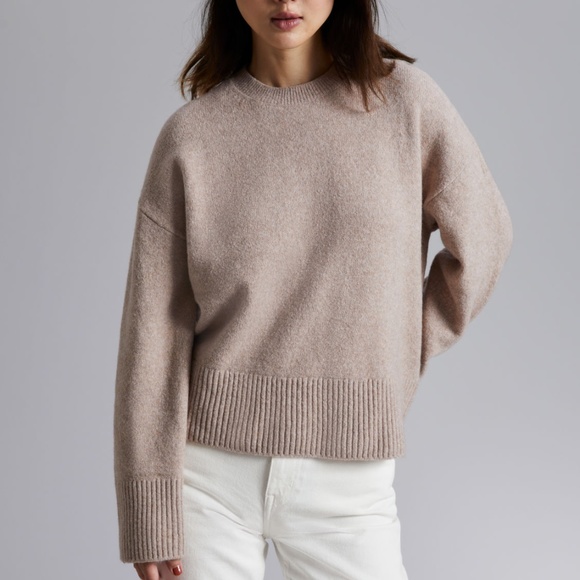 & Other Stories Cropped Knit Sweater - Picture 5 of 6
